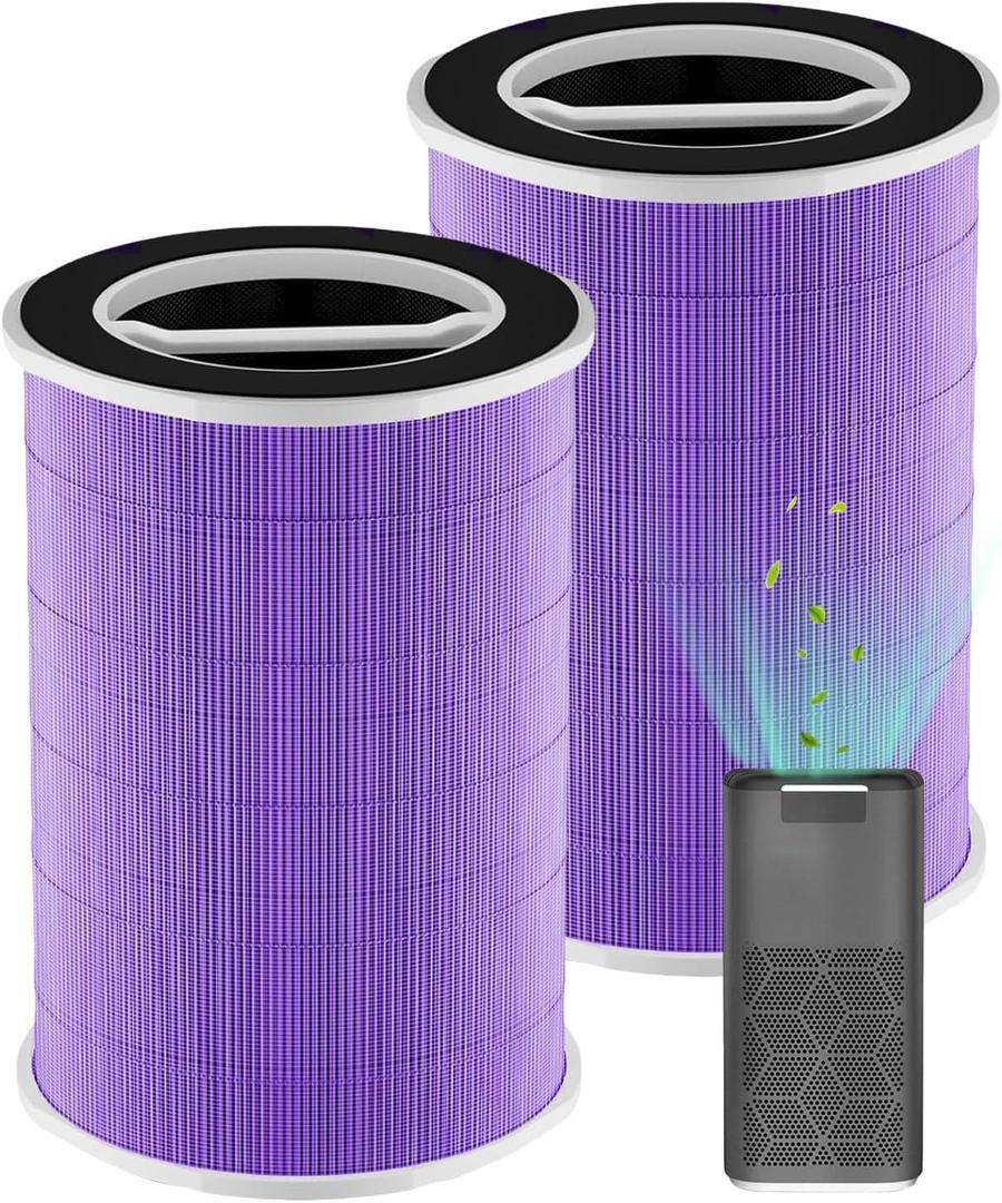 P200S/P200 Pro Pet Care Filter Replcement, Compatible with WELOV P200S/P200 Pro Air Purifier, 3-in-1 H13 True HEPA Filter and Pre-Filter, 2 Pack