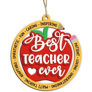 2026 Teacher Appreciation Gifts - Christmas Teacher Gifts for Women, Pre-K Kindergarten Daycare Teacher Thank You Gift, Hanging Decor for Christmas Tree Decorations