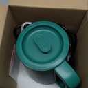 650ml Small Electric Kettle with 6 Temperature Control,800W Dual Voltage 110-240V Fast Heat Hot Water Boiler,304 Stainless Steel Portable Travel Electric Kettle Small,12H Keep Warm (Green)