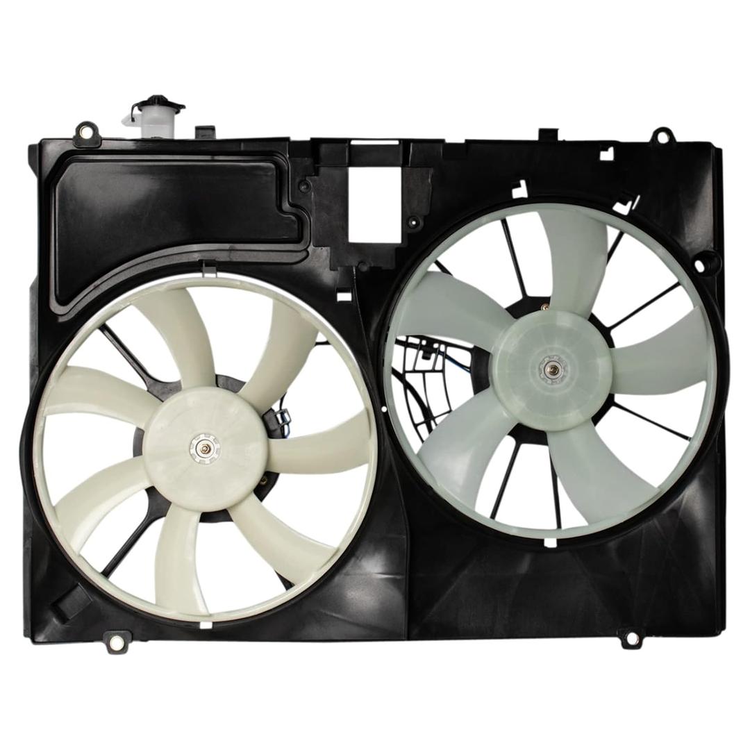 TRQ Radiator Dual Cooling Fan Assembly Compatible with 2007-2009 Lexus RX350 LX3115114