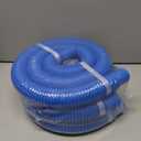 Pool Pump Hose for Above Ground Pools, 1.25" Pool Hose | 59" Long Accessory Pool Pump Replacement Hoses, For Intex Pool Filter Pump 607 637 with 6 Metal Clamps (3Pack-Blue)
