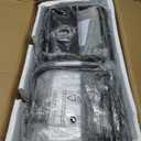 TOULMJ 5-Light Dining Room Light Fixture, 31.5" Black Farmhouse Kitchen Island Lighting Modern Linear Chandeliers for Dining Room Kitchen Island with Adjustable Rods