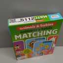 Chuckle & Roar Animals & Babies Matching Memory Game for Kids Ages 3+  Bilingual Parent & Baby Animal Card Game, Preschool Learning & Concentration Fun