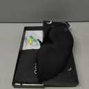 MZOO Luxury Sleep Eye Mask for Side Sleeper Men Women, Zero Eye Pressure 3D Sleeping Mask, Light Blocking Patented Design Night Blindfold, Soft Eye Shade Cover for Travel, Black