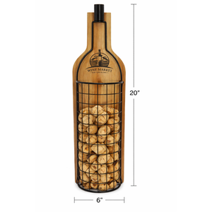 DI CA 6x20 Wood & MTL Cork Holder