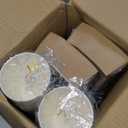 Clawsoff 100 Pack 12 oz Disposable Coffee Cups with Lids and Insulated Sleeves, Leak-free Paper and Sturdy Thick Paper Hot to Go Coffee Cups with Lids for Cold/Hot Beverage (White)