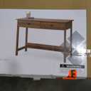 EDL Office Desk, Walnut, 30"H × 44"W × 18"D