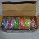 24Pcs Glow in the Dark Party Supplies for Kids/Adults, Flashing Light up Toys LED Bracelets Easter Glow Sticks, Mardi Gras Party Favors Carnival Birthday Concert Gifts Accessory