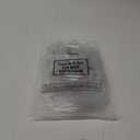 Motipuns 24 Pcs Halloween Clear Plastic Gift Bags with Handles, Small Treat Reusable PVC Pumpkin Party Favor Bags Bulk, Black Orange Tote Bag for Halloween Trick or Treat, 7.87 x 7.87 Inch