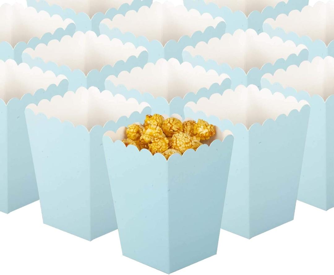 Mini Paper Popcorn Boxes for Party,Pack of 24