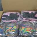 USPECLARE 36 Pack Clear Mini Backpack Stadium Approved Bag (4 Colors), 7.5"L x 2.8"W x 9"H