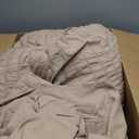 CozyLux Queen Comforter Set Khaki Seersucker 7 Pieces Bed in a Bag Queen Comforter Set with Sheets, Luxury Soft Bedding Set with Down Alternative Comforter, Sheets, Pillowcases & Shams for All Seasons