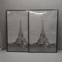 upsimples 16x24 Picture Frame Black 3 Pack, Scratch-Proof Poster Frames 16 x 24 for Photo Gallery - Slide-In Strips, Horizontal or Vertical Wall Mounting