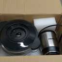 GANIZA Food Processors, Electric Food Chopper with Meat Grinder & Vegetable Chopper - 2 Bowls (8 Cup+8 Cup) with Powerful 450W Copper Motor - Includes 2 Sets of Bi-Level Blades for Fruits/Meat/Nuts (Black)