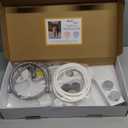 BIDETbidet Left/Right Reversible WARM WATER Ultra-Slim Bidet Attachment with Temperature Control, Interchangeable Knob Set, Hinged Nozzle, Non-Electric, Easy Install, Fits Most Toilets, Off-White