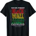 Black Wall Street Greenwood - Tulsa Oklahoma Black History T-Shirt, 
