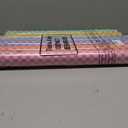 Amazingspark 6 Pcs Pastel Gingham Bulletin Board Paper Roll 19.7'' x 52.5''