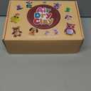 Air Dry Clay Kit for Kids - Animal Themed,12 Animals DIY Molding Clay Art Crafts Set for Kids Girls Boys Easter Gifts for Easter Basket Fillers Egg Fillers Party Favors (Animal)