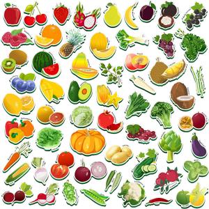 SpriteGru 59 PCS Fruits & Veggies Magnets for Toddlers Kids, Perfect for Preschool Learning