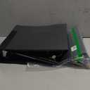 Avery Durable View 3 Ring Binder, 3 Inch Slant Rings, 4 Black Binders (17050)