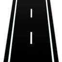 Racetrack Floor Running Black Racer Party Decoration Mat Road Table Runner Long Racetrack Tablecloth Drag for Party(Simple Style,32 ft X 4.5 ft)