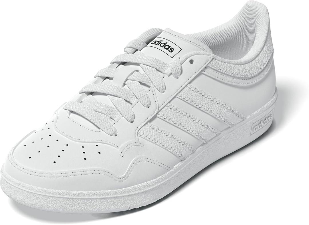 Adidas Unisex-Child Hoops 4.0 Basketball (7 Big Kid, White/White/Core Black)