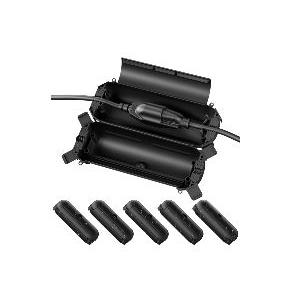 Flemoon [6 Pack] Outdoor Extension Cord Safety Cover with Waterproof Seal, Weatherproof Electrical Connection Box to Protect Outdoor Outlet, Plug, Socket, Christmas Holiday Decoration Light