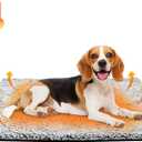 Self Warming Pet Pad, Super Soft Thermal Dog Crate Bed Pad for Crate, Sofa, Floor Washable Anti-Slip Self Warming Kennel Mat for Indoor Outdoor Dogs and Cats (LightGray, M)