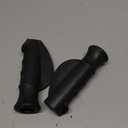 Create idea 2 Pairs 22mm Rollators Handles Right and Left Handle Covers PVC Ergonomically Handles Rollators Replacement Parts Accessories Black