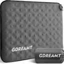 Inflatable Seat Cushion, Self-Inflating Memory Foam Stadium Seats Cushion Lightweight & Compact Chair Sitting Pad Airplane Cushion for Long Flight Travel Outdoor Camping Car Bleachers Office