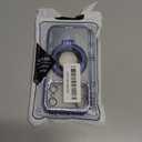 LXK Magnetic Stand for iPhone 17 Pro Case, [Compatible with Magsafe][Built-in Camera Lens Protector] Glitter Bling Card & Soft TPU Diamonds Bumper Protection Cover for Women Girls 6.3" Blue