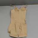 BRABIC Women's Backless Shapewear Bodysuit Tummy control Thong Seamless Body Shaper Sleeveless Compression Tanks Tops (XX-Large, Beige)