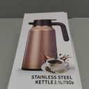 51oz Thermal Coffee Carafe, Stainless Steel Carafes for Hot Liquids 12 Hours, Insulated Coffee Carafes For Keeping Hot Coffee, Hot Water, Tea, Hot Beverage (Black)