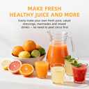Electric Citrus Juicer, Hand-Free Citrus Juicer Machine with Cleaning Brush, High-Performance Automatic juice press for Lemon, Lime, Grapefruit, Pomegranate, Easy to clean