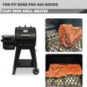 PB600PS1 Grill Grates Replacement Parts for Pit Boss Pro Series 600 Grill Grates Replacement Pitboss Gen 2 Pro Series II 600 Grill Parts 600PS1 10740 2582826 Cooking Searing Grids Grates 19 2/5"L