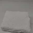 Bedsure Boho Duvet Cover Queen Size - Boho Bedding, Tufted Queen Duvet Cover for All Seasons, 3 Pieces Embroidery Shabby Chic Home Bedding,Comforter Not Included (White, 90" x 90") (Queen (90" x 90"), 01 - White (No Comforter))