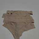 Bolivelan Womens Mid-Rise Seamless Thongs Comfy Underwear G-Strings Panties (4, Nude (6 Pack))