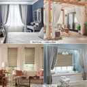 Curtain Rods for Windows 16 to 88 Inches Adjustable Blackout Wrap Around 1 Inch Diameter Curtain Rod, Brushed Nickel