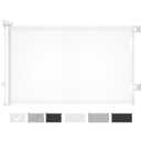 Cumbor Retractable Dog Gate for Stairs, Mesh Gates for The House, Wide Pet Gate 33" Tall, Extends to 55" Wide, Long Puppy Safety Fence for Doorways, Hallways, Porch, Cat Gate Indoor/Outdoor(White)