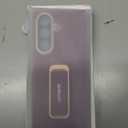 Magnetic Leather Case for Samsung Galaxy Z Fold 7 with Rotating Kickstand & Wrist Strap, Premium Vegan Leather & Full Hinge Camera Protection, All-Around Shockproof Protection Cover, Red