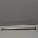 Ivilon Tension Curtain Rod - Spring Tension Rod for Windows or Shower, 24 to 36 Inch. Satin Nickel