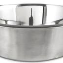 Stainless Steel Dog Bowl Easy to Clean Pet Feeder Stand Replacement Bowl ~ 8.8" Wide, 2.75" Height