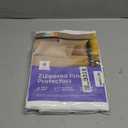 Ultra Soft Pillow Protectors with Zipper Queen Size - Set of 4 Breathable Pillow Covers - 100% Protection Against Stains, Dust & Dirt - Machine Washable (White)