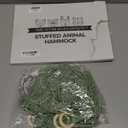 Stuffed Animal Hammock - Large Stuffed Animal Net Corner - Hanging Stuff Animal Storage Organizer For Plush Plushie Display Room Bedroom Boho Decor (Standard(41.5"L x 55.2"W x 41.5"H), Olive Green)