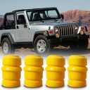 TJ Bump Stop, Jounce Bumpers Compatible with 1997-2006 Wrangler TJ, 1993-1998 Grand Cherokee ZJ, 1994-2002 RAM 1500 2500 3500 Pickup (2Pair)