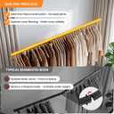 Heavy Duty Clothes Rack, Rolling Clothing Rack Load 650 LBS for Hanging Clothes with 2 Sturdy Shelves, Metal Garment Rack with Wheels for Bedroom, Laundry Room, Retail Store, White