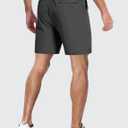 Aolesy Men's 7'' Running Shorts Quick Dry Workout Gym Shorts with Pockets, Tennis Training Athletic (Gray, M)