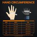 2 x PhAsz Workout Gloves for Full-Finger,Ventilated Weight Lifting Gym Lifting Gloves with Wrist Wrap Support for Men & Women,Full Palm Protection,for Weightlifting,Training,Fitness,Hanging (Small, black)