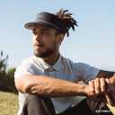 melin Coast Hydro, Mens Sun Visor, Sun Hats for Women & Men, Water-Resistant, Golf, Running, Workout, or Beach Hat (M)