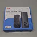 TCL D1 Pro Palm Vein Smart Lock, Keyless Entry Door Lock, Upgraded Rechargeable Battery, Front Door Smart deadboalt, App Remote Control, Auto-Lock, Waterproof, Works with Alexa